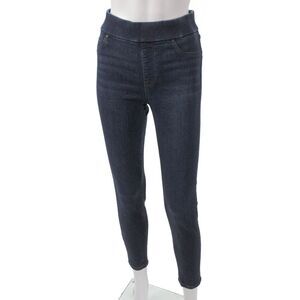 Liverpool Los Angeles Women High Rise Blue Cotton Pull On Jeggings Size 8